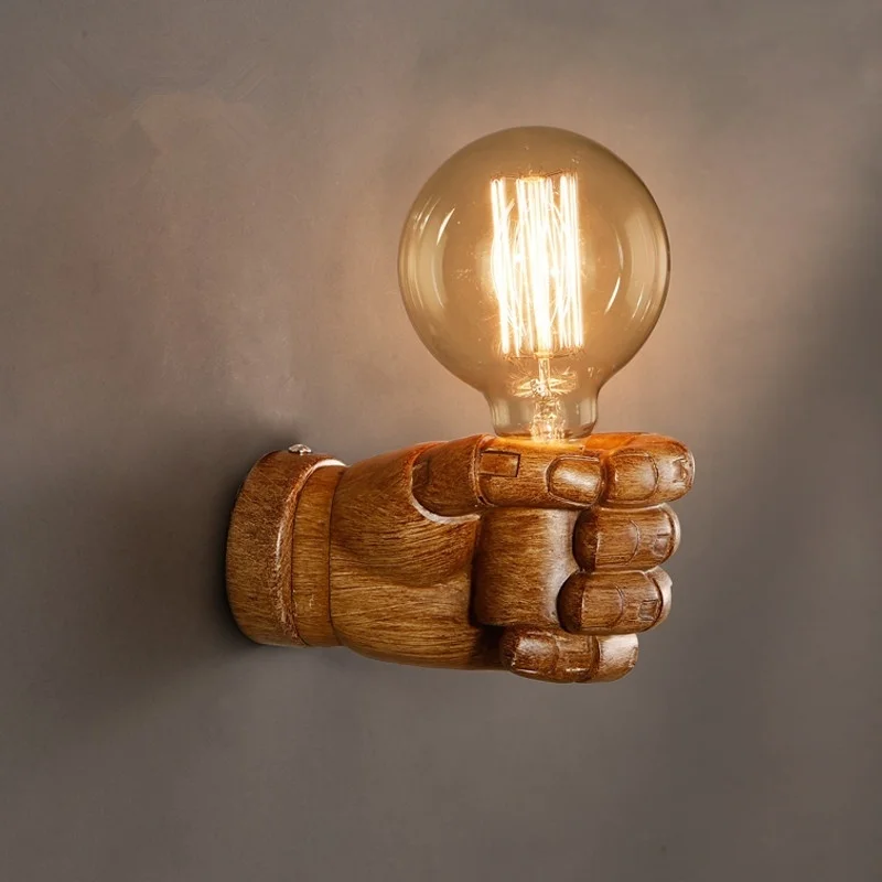 Nordic Loft Style Creative Resin Fist Wall Sconce Industrial Vintage Wall Light For Home Antique Led Wall Lamp Indoor Lighting
Nordic Loft Style Creative Resin Fist Wall Sconce Industrial Vintage Wall Light For Home Antique Led Wall Lamp Indoor Lighting