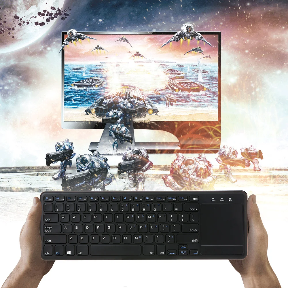 2.4G Wireless Keyboard Wireless Multi-touch Touchpad Not Bluetooth Mini Keyboards with USB Receiver for Android Smart TV Laptops
2.4G Wireless Keyboard Wireless Multi-touch Touchpad Not Bluetooth Mini Keyboards with USB Receiver for Android Smart TV Laptops