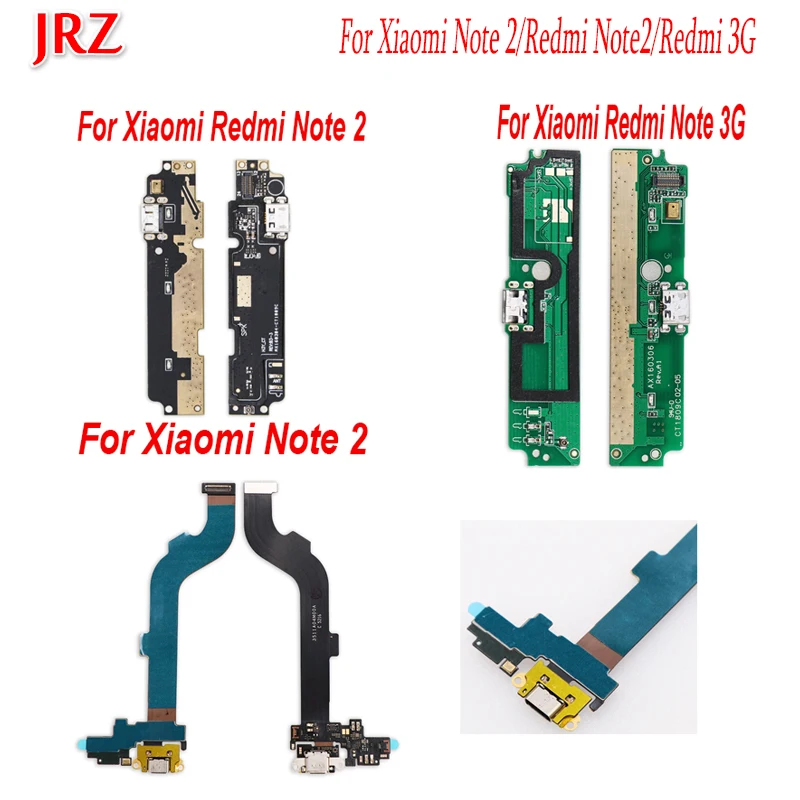 JRZ для Xiaomi Note 2 Микро Док станция разъем Плата USB зарядный порт гибкий кабель