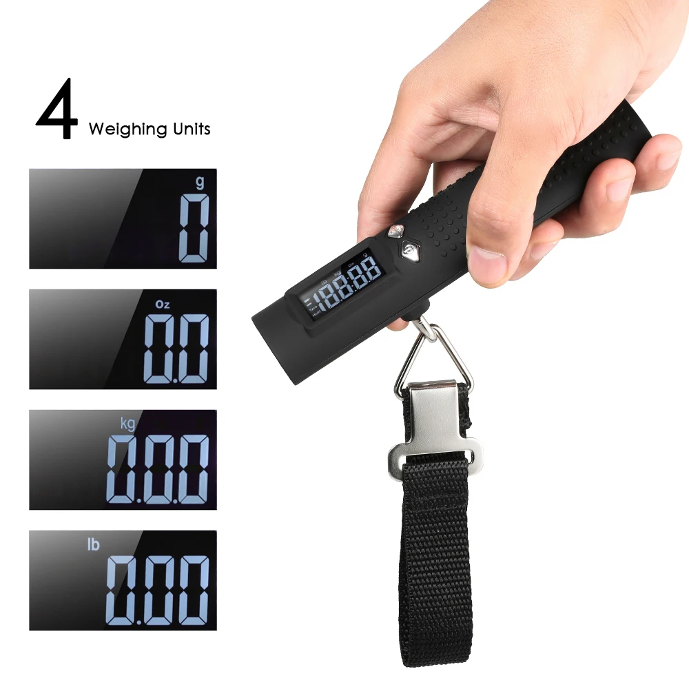 Portable Digital Luggage Kitchen Scale with Power Bank and Flashlight Function Electronic Scale Fish Scale Hanging Scale
Portable Digital Luggage Kitchen Scale with Power Bank and Flashlight Function Electronic Scale Fish Scale Hanging Scale