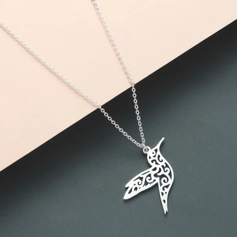 Todorova Origami Animal Hummingbird Necklace Men Jewelry Flying Bird Long Necklace Bird Lover Gifts for Women Statement Necklace
Todorova Origami Animal Hummingbird Necklace Men Jewelry Flying Bird Long Necklace Bird Lover Gifts for Women Statement Necklace