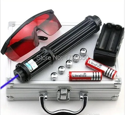 Super Powerful Military 450nm 100w 100000m Blue Laser Pointer Flashlight Light Burning Match Candle Lit Cigarette Wicked Hunting
Super Powerful Military 450nm 100w 100000m Blue Laser Pointer Flashlight Light Burning Match Candle Lit Cigarette Wicked Hunting