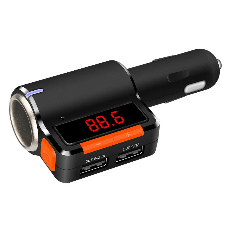 Bluetooth Car Kit Handsfree Car MP3 Player FM Transmitter Radio Adapter In-Car Modulator Cigarette Lighter Dual USB Output BC09
Bluetooth Car Kit Handsfree Car MP3 Player FM Transmitter Radio Adapter In-Car Modulator Cigarette Lighter Dual USB Output BC09
