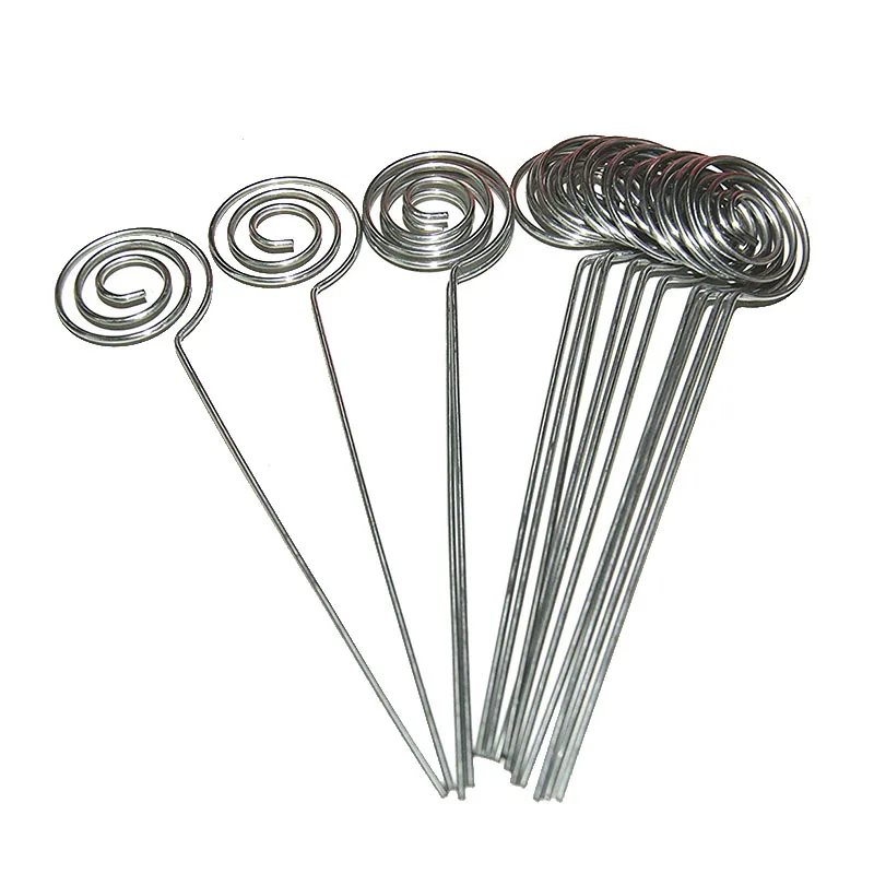 50/Pack Place Card Holder Pick,Ring Loop Swirl Wire Clip Photo Metal Clamp For DIY Craft & Gift Making, Note Memo Holder(Silve
50/Pack Place Card Holder Pick,Ring Loop Swirl Wire Clip Photo Metal Clamp For DIY Craft & Gift Making, Note Memo Holder(Silve