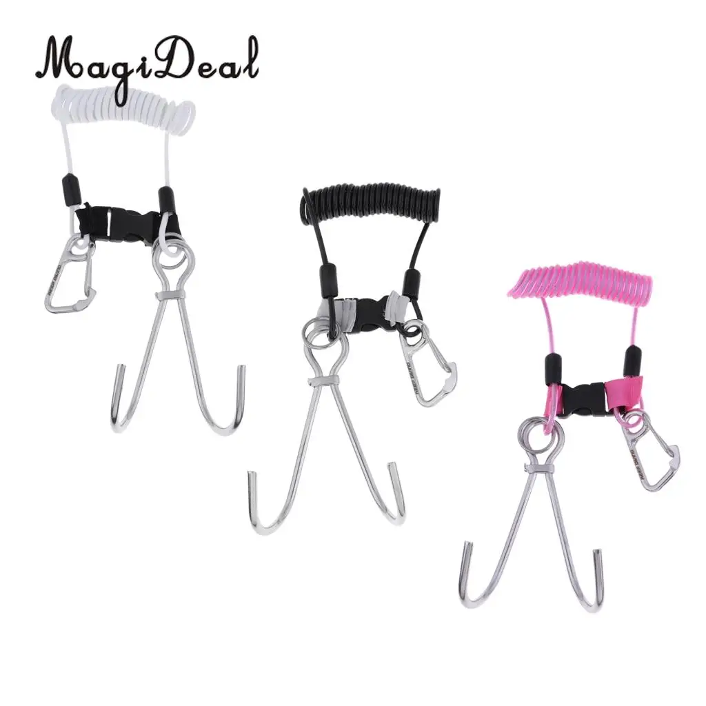 Scuba Reef Hook Double Hook Reef Drift Hook with Spiral Coil Lanyard and Quick Release Buckle Diving Safety Accessories
Scuba Reef Hook Double Hook Reef Drift Hook with Spiral Coil Lanyard and Quick Release Buckle Diving Safety Accessories