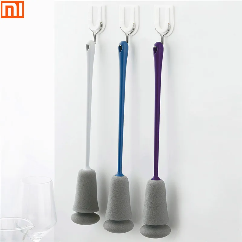 Xiaomi Mijia Kisskiss Fish 3 шт. губчатая чашка щетка с длинной ручкой сменный кухонный