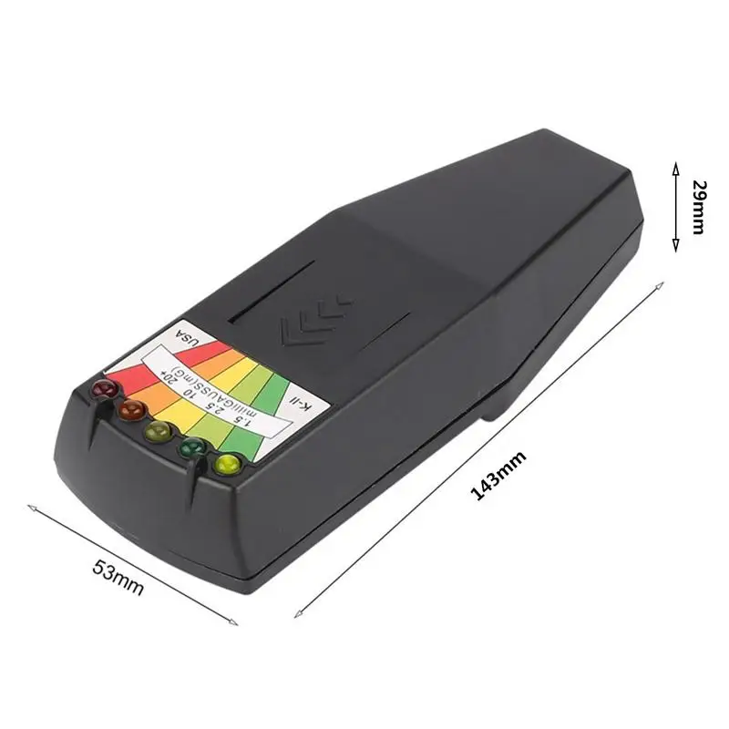 0-20 MG Portable Electric Magnetic Field Detector Tester EMF Gauss Meter For Electrical Equipment Universal With 5-LED Indicator
0-20 MG Portable Electric Magnetic Field Detector Tester EMF Gauss Meter For Electrical Equipment Universal With 5-LED Indicator
