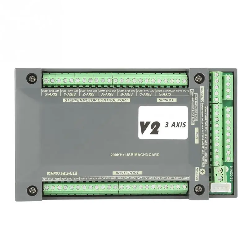 Hot 3/4 Axis 200KHz NVUM Ethernet Mach3 Motion Control Card CNC Controller Board Optocoupler Isolation DCDC Electrical Isolati
Hot 3/4 Axis 200KHz NVUM Ethernet Mach3 Motion Control Card CNC Controller Board Optocoupler Isolation DCDC Electrical Isolati