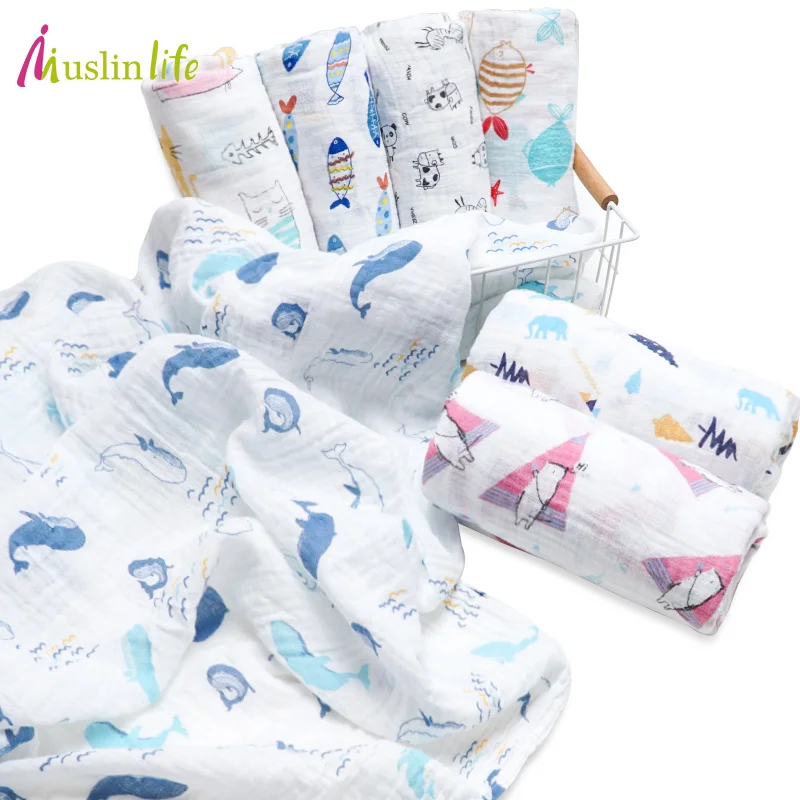 Muslinlife Ins Hot Cute Milestone Baby Blanket 100% Cotton Cuddle Sleeping Blanket Newborn Infant Toddler Receiving Blanket
Muslinlife Ins Hot Cute Milestone Baby Blanket 100% Cotton Cuddle Sleeping Blanket Newborn Infant Toddler Receiving Blanket