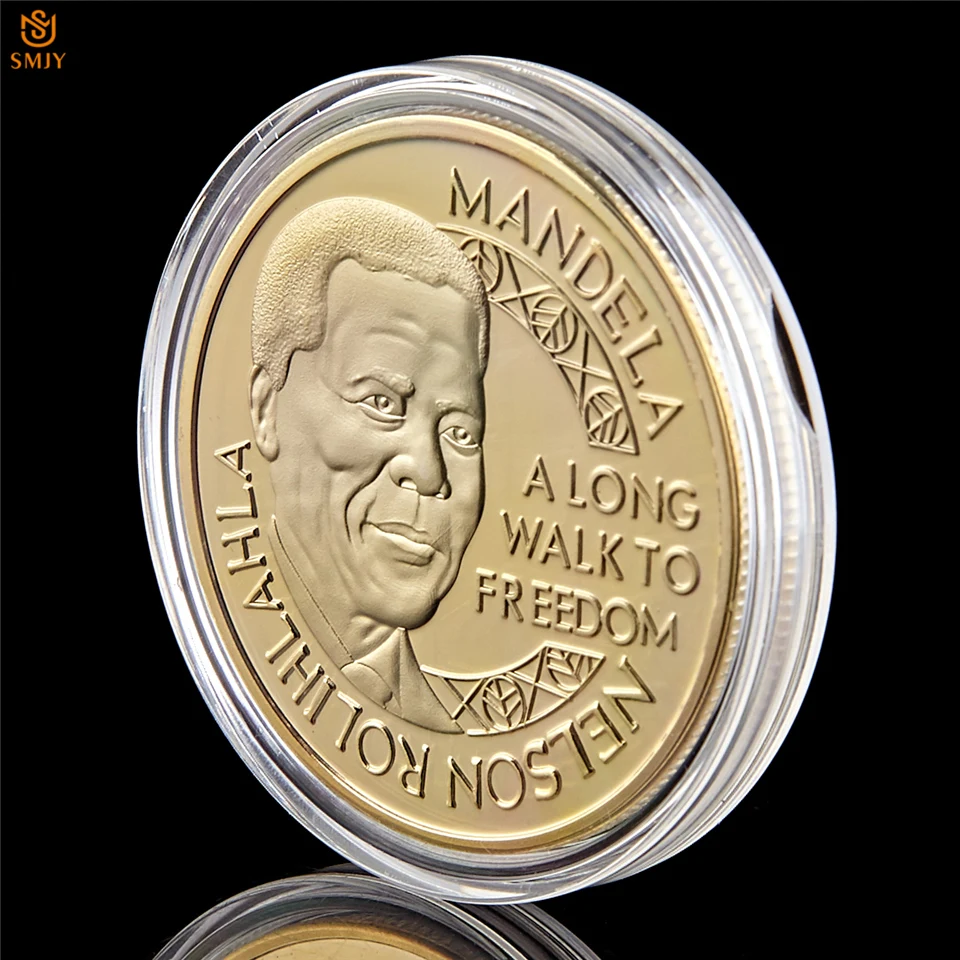 1993 South African President Nelson Mandela Gold Nobel Peace Prize Commemorative Coin Collection
1993 South African President Nelson Mandela Gold Nobel Peace Prize Commemorative Coin Collection