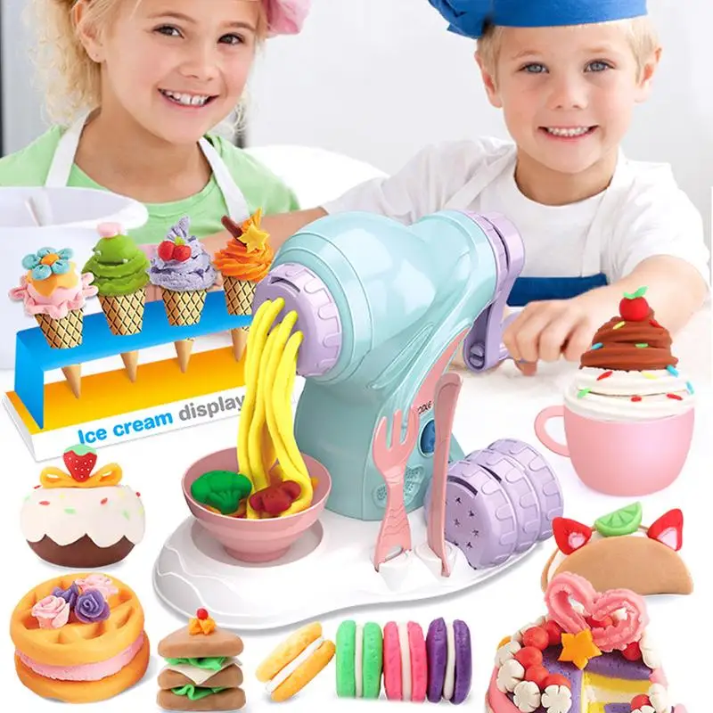 DIY children toy children ice cream pasta machine clay mud handmade toys Play House Toy
DIY children toy children ice cream pasta machine clay mud handmade toys Play House Toy