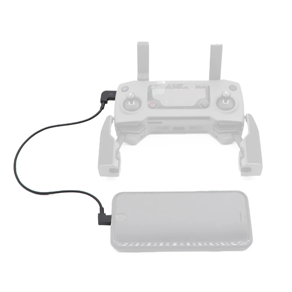 Кабель для передачи данных DJI Mavic 2 адаптер Spark/MAVIC Air Control Micro USB Android/Lighting iPhone/Type c