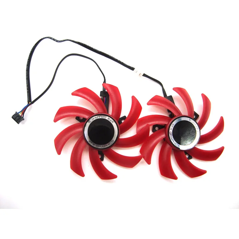 Бесплатная доставка RX480 RX470 VGA GPU кулер FY09010H12LPB графический вентилятор для XFX R9
