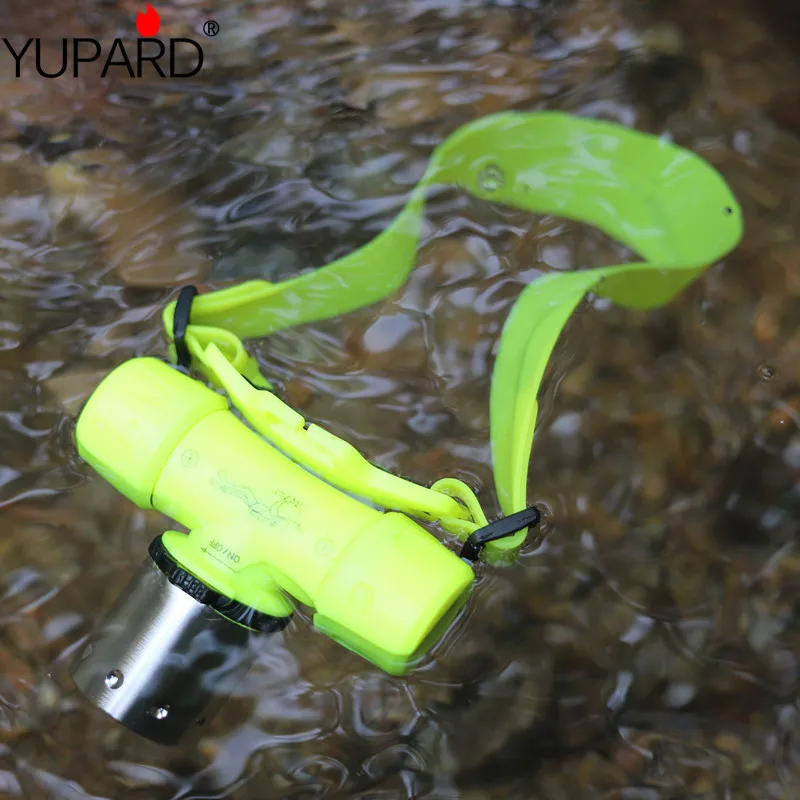 YUPARD UV 395nm Ультрафиолетовый подводный налобный фонарь для дайвинга фонарик