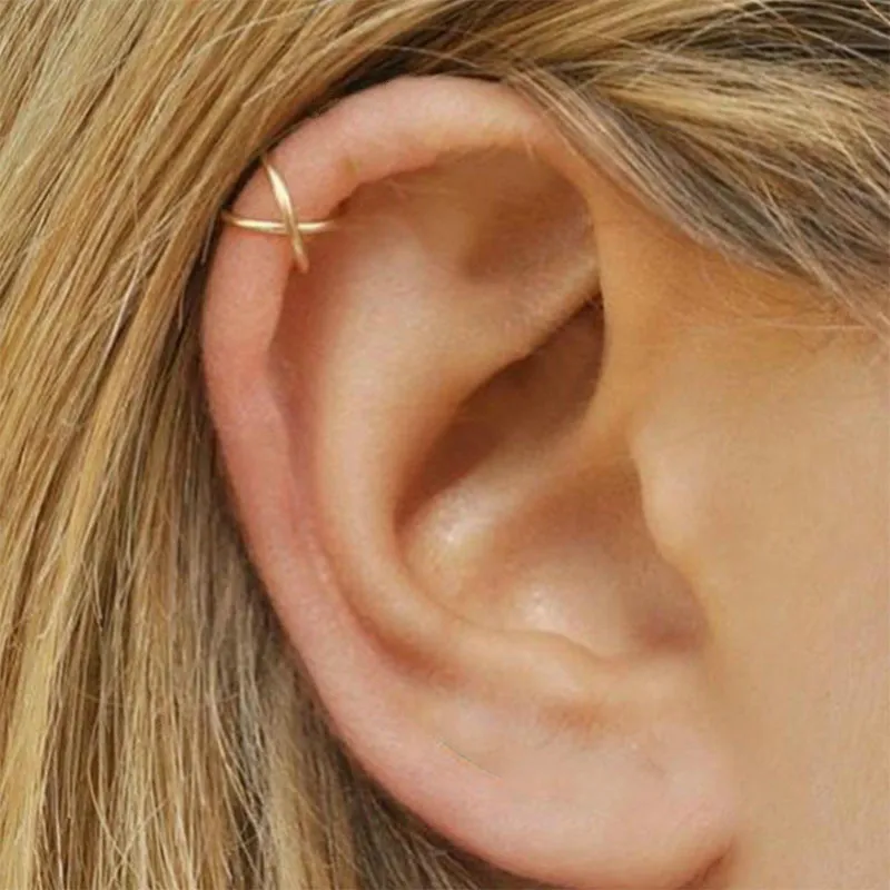 2019 jingyang cross ear earrings Painless personality double C -shaped double earless ear studs boucle Free shipping
2019 jingyang cross ear earrings Painless personality double C -shaped double earless ear studs boucle Free shipping