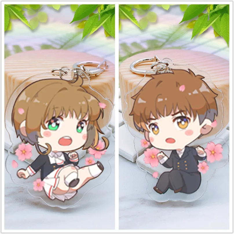 10 pcs/lot Anime Card Captor Sakura Acrylic Keychain Toy LI SYAORAN Figure Bag Pendant Double sided Key Ring Doll for Gift
10 pcs/lot Anime Card Captor Sakura Acrylic Keychain Toy LI SYAORAN Figure Bag Pendant Double sided Key Ring Doll for Gift