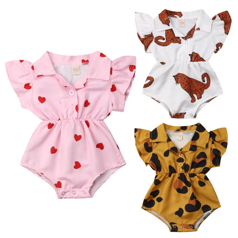 3 Styles Baby Girl Cotton Romper Infant Baby Girls Animal Printed Short Sleeve Romper 2019 Summer Lapel Jumpsuit Outfit Clothes
3 Styles Baby Girl Cotton Romper Infant Baby Girls Animal Printed Short Sleeve Romper 2019 Summer Lapel Jumpsuit Outfit Clothes