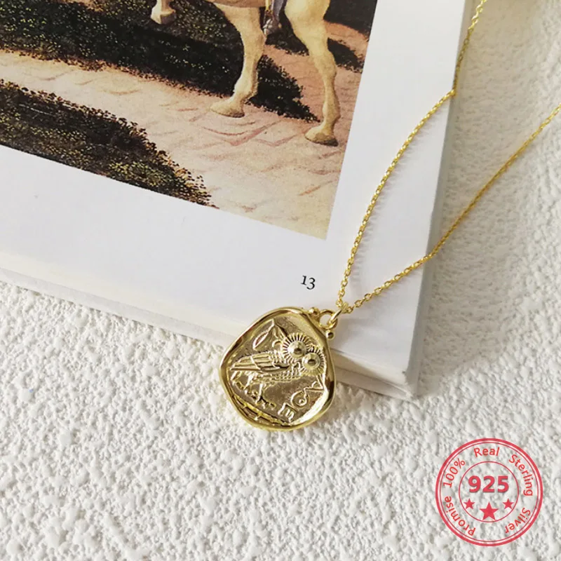 Pure 925 Silver European American New Design Creative Concise Gold Irregular Round Pendant Necklace Fine Jewelry
Pure 925 Silver European American New Design Creative Concise Gold Irregular Round Pendant Necklace Fine Jewelry