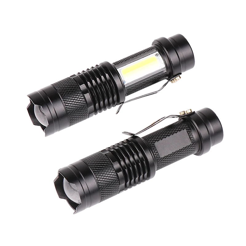 XANES SK68 LED+COB 3Modes Front Side Light USB Rechargeable Telescopic Zoomable Mini Clip On LED Pocket Flashlight With Box
XANES SK68 LED+COB 3Modes Front Side Light USB Rechargeable Telescopic Zoomable Mini Clip On LED Pocket Flashlight With Box