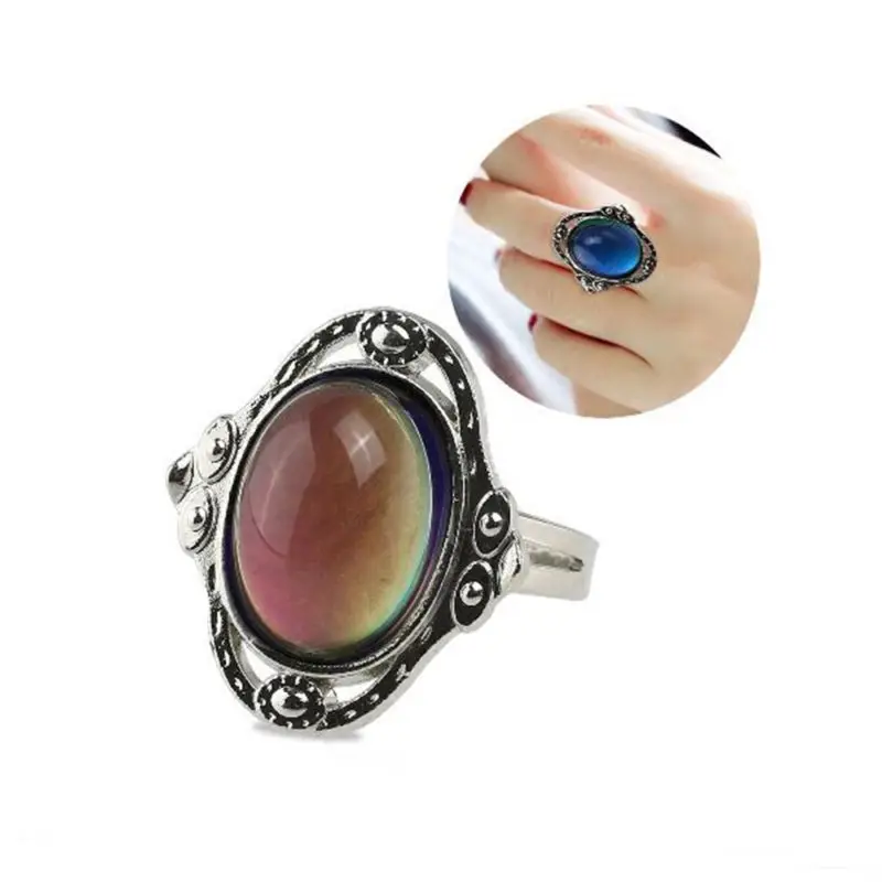 New Retro Adult Jewelry Exquisite Temperature Color Changing Ring Fashion Mood Ring Shape Rings Feeling / Emotion Jewelry
New Retro Adult Jewelry Exquisite Temperature Color Changing Ring Fashion Mood Ring Shape Rings Feeling / Emotion Jewelry