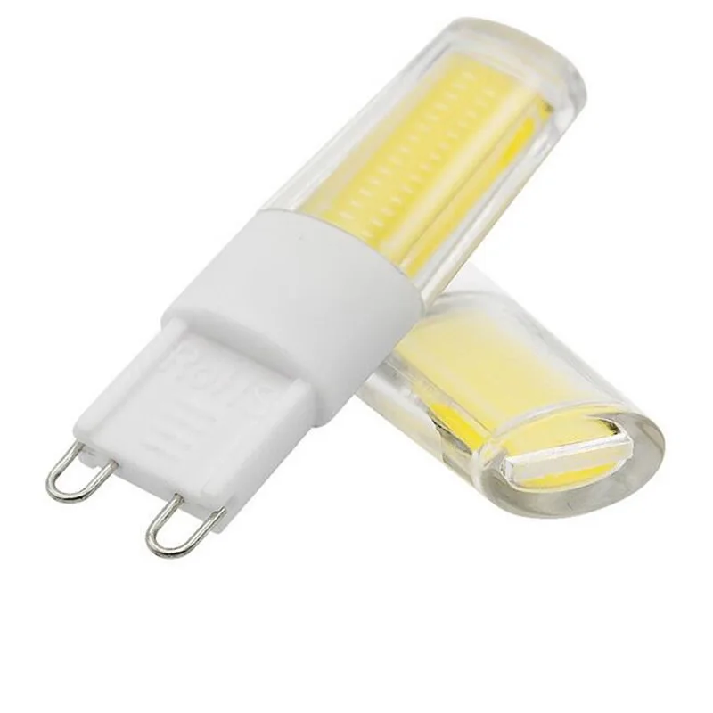 CLAITE 360 Угол луча 2508 COB AC220V G9 3W чистый белый теплый 280LM Светодиодная лампа для дома