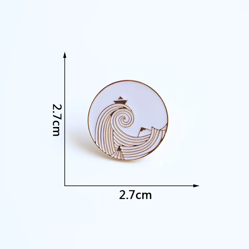 Wave Boat Brooches Golden Lines Heart Enamel Pin for Boys Girls Lapel Pin Hat/bag Pins Denim Jacket Women Brooch Badge SC4517
Wave Boat Brooches Golden Lines Heart Enamel Pin for Boys Girls Lapel Pin Hat/bag Pins Denim Jacket Women Brooch Badge SC4517