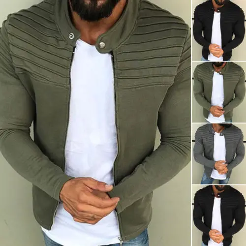 HIRIGIN Newest Men Autumn Winter Slim Casual Coat Man Cool Zipper Street Jacket Outwear
HIRIGIN Newest Men Autumn Winter Slim Casual Coat Man Cool Zipper Street Jacket Outwear