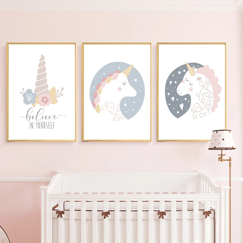 Floral Unicorn Wall Art Canvas Painting Nordic Posters and Prints Cartoon Wall Picture for Kids Bedroom Baby Boy Girl Room Decor
Floral Unicorn Wall Art Canvas Painting Nordic Posters and Prints Cartoon Wall Picture for Kids Bedroom Baby Boy Girl Room Decor