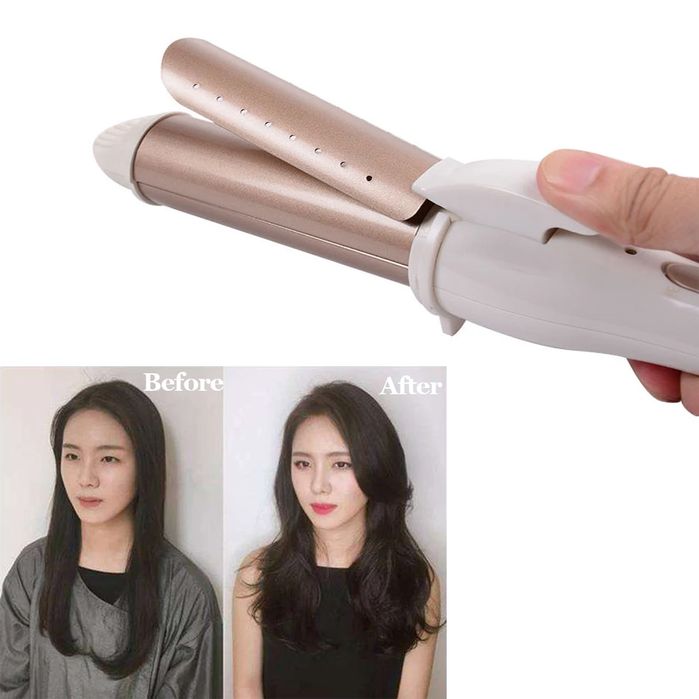 Curls Straight Dual-use Electric Splint Curling Iron Multi-function Hair Straightener Curler Hairdressing Tools EU/US Plug
Curls Straight Dual-use Electric Splint Curling Iron Multi-function Hair Straightener Curler Hairdressing Tools EU/US Plug