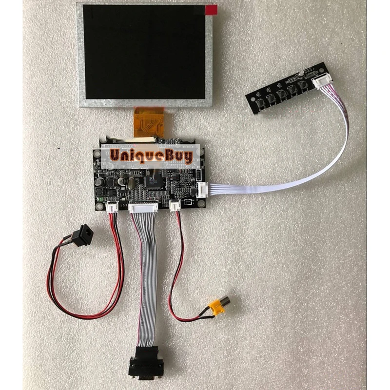 VGA AV LCD Controller Board For 5inch ZJ050NA 08C Replace AT050TN22 640*480 LCD