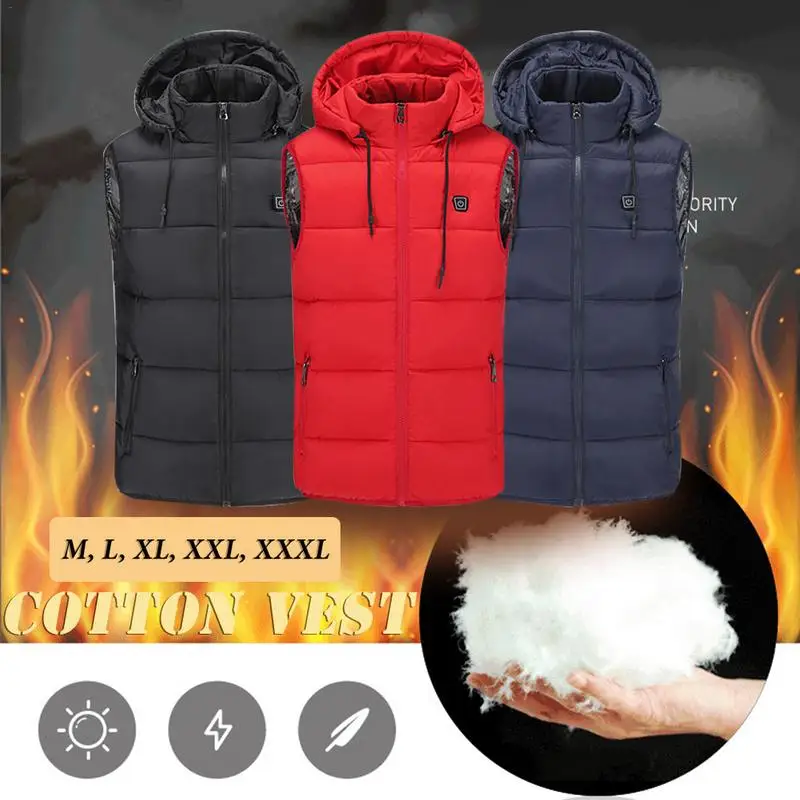 Three Temperature Control Heated Vest Lightweight USB Intelligent Rechargeable Heating Warm Waistcoat Sports Heating Vest
Three Temperature Control Heated Vest Lightweight USB Intelligent Rechargeable Heating Warm Waistcoat Sports Heating Vest