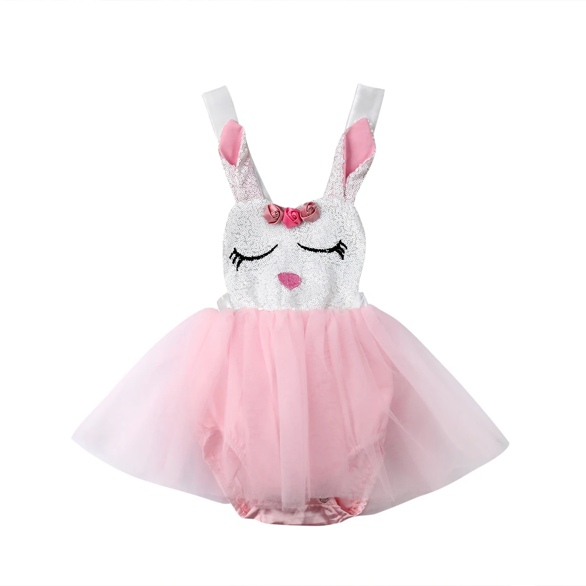 Фото Платье пачка летнее кружевное в виде кролика для маленьких девочек|Боди малышек|