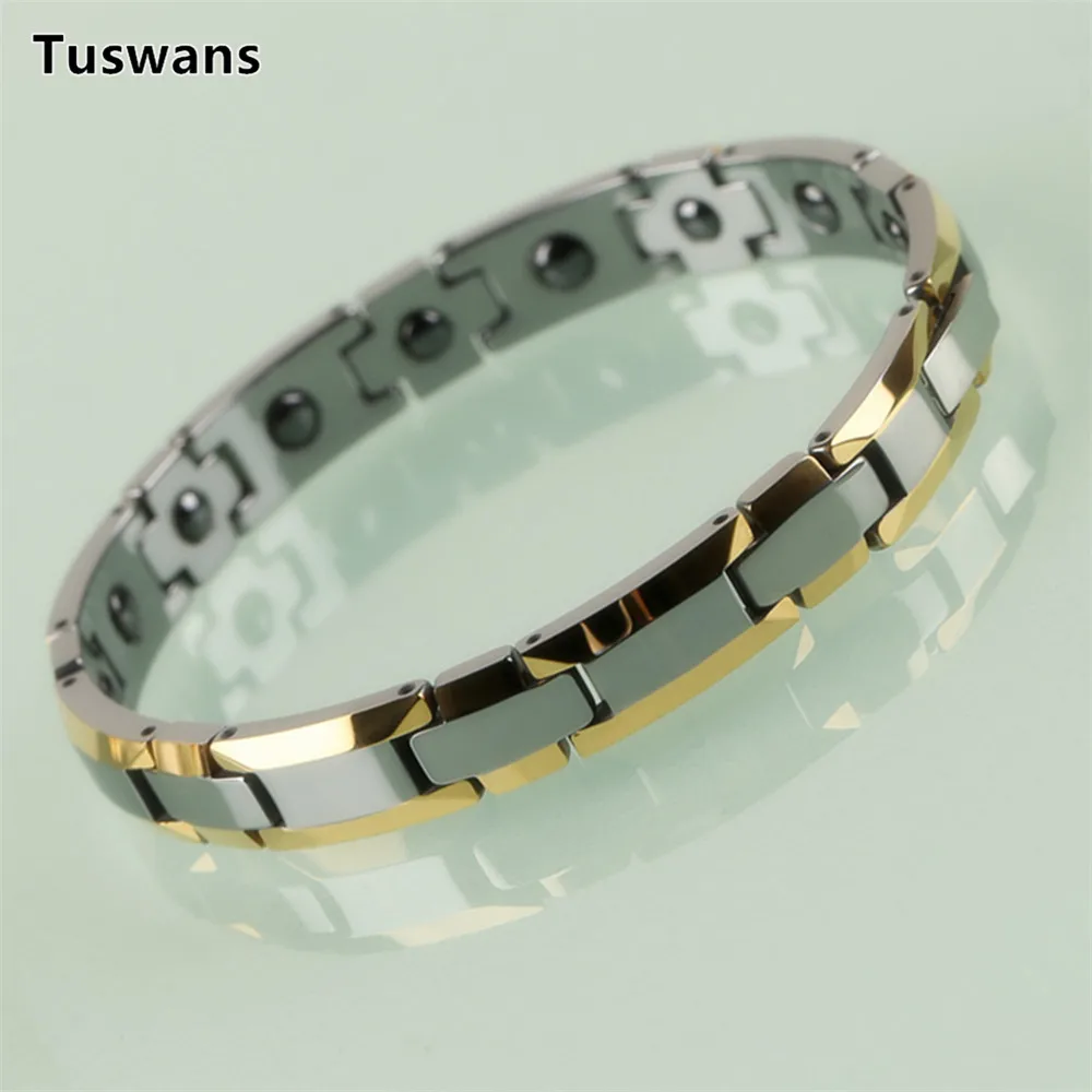 Delicate Lovers Style Gold Color H-shaped Tungsten Bracelets & Bangles with Magnetic Therapy Magnet Lovers Gifts(TSWB20)
Delicate Lovers Style Gold Color H-shaped Tungsten Bracelets & Bangles with Magnetic Therapy Magnet Lovers Gifts(TSWB20)