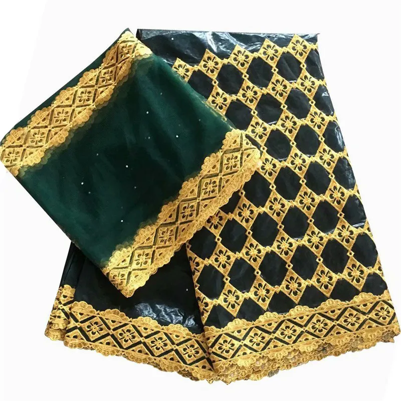 Embroidered golden color diamond shaped design 5 yards Satin Fabric and 2 yards Net Lace KY56 Free shipping nice WAX lace Fabric
Embroidered golden color diamond shaped design 5 yards Satin Fabric and 2 yards Net Lace KY56 Free shipping nice WAX lace Fabric