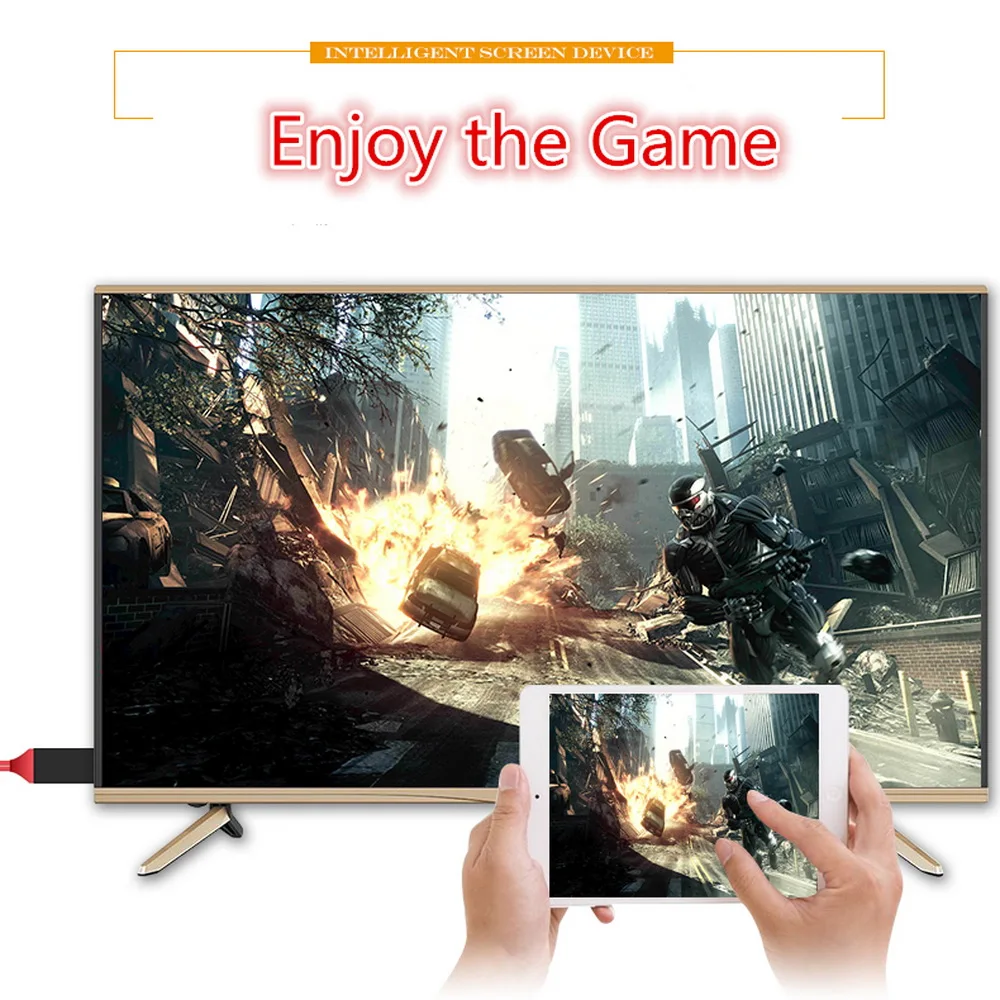 Проводная ТВ-карта 1080P USB (гнездо) на HDMI (штекер) HD TV кабель конвертер 1 м при 60 Гц