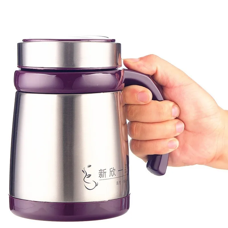 500ML Thermos Cup Stainless Steel Coffee Mug With Tea Infuser Thermo Mug Water Cup For Tea Thermo Mugs Insulated Thermo Cup
500ML Thermos Cup Stainless Steel Coffee Mug With Tea Infuser Thermo Mug Water Cup For Tea Thermo Mugs Insulated Thermo Cup