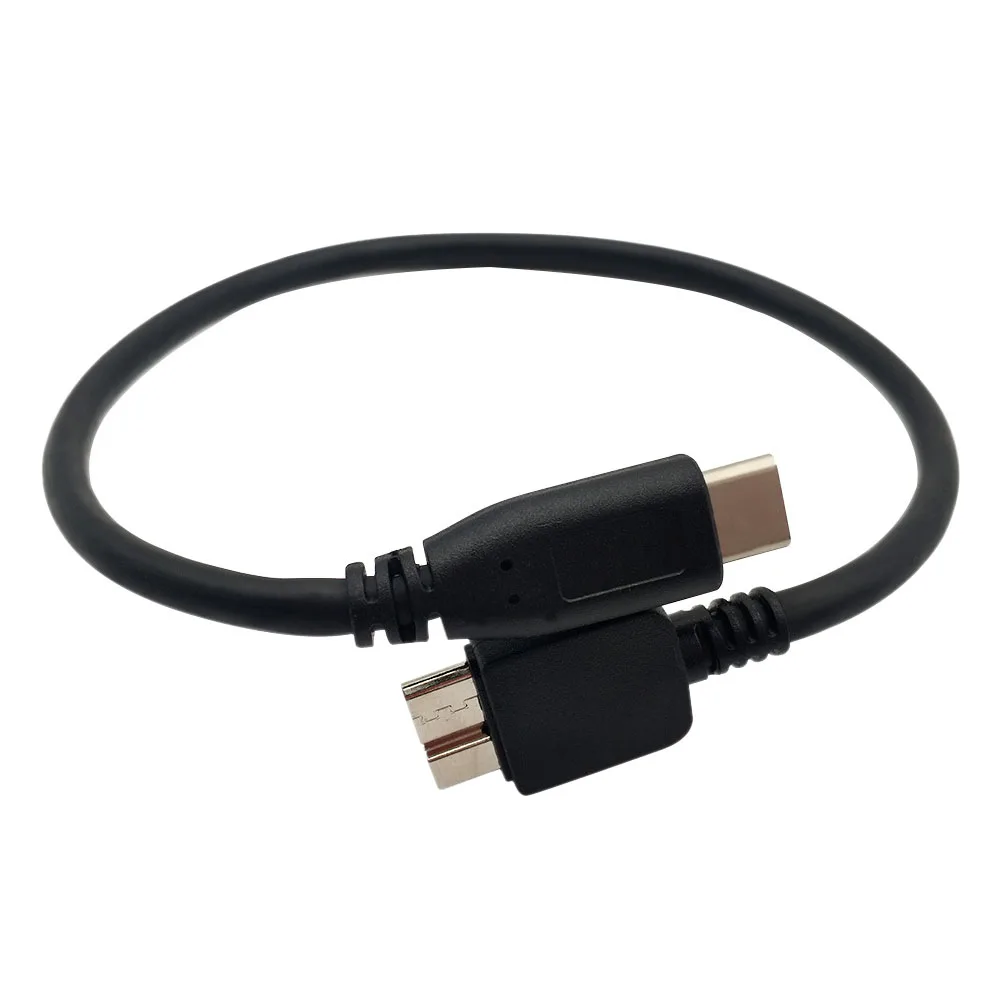 USB C к Micro 3 0 Type B (Micro USB) кабель черного цвета 25 см для WD My Passport|Адаптеры Type-C| |