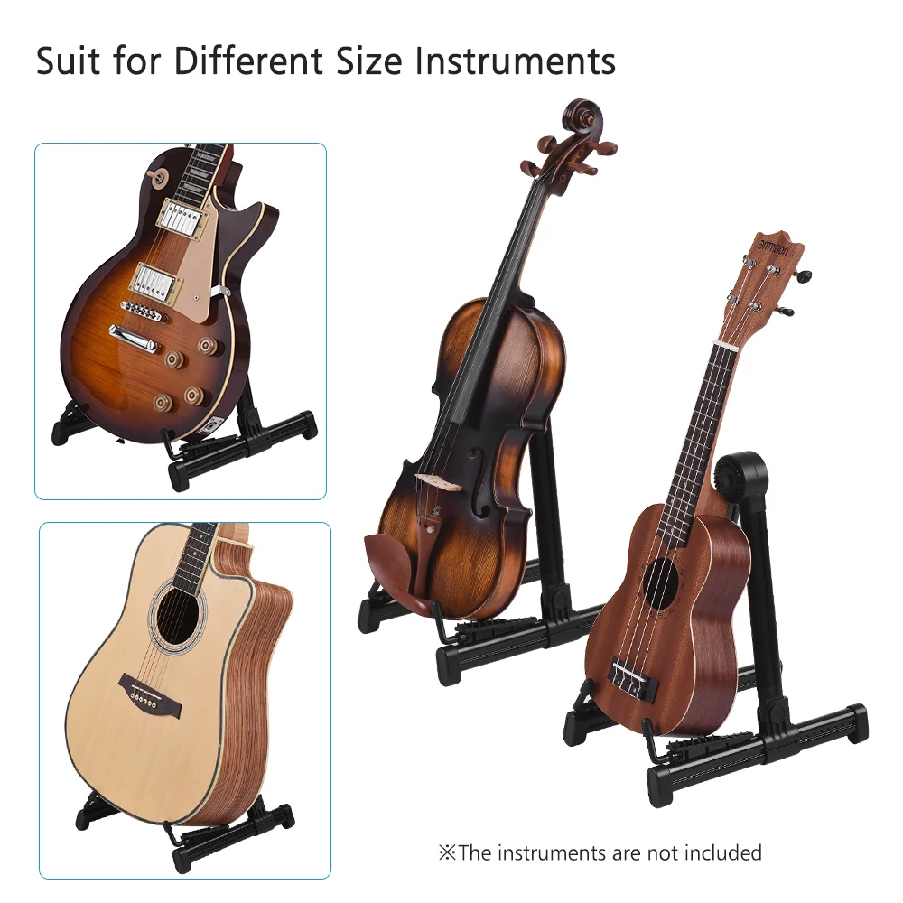Portable Guitar Stand Holder ABS Plastic Retractable Foldable Stand Holder for Bass Guitar Violin Ukulele for Guitarist
Portable Guitar Stand Holder ABS Plastic Retractable Foldable Stand Holder for Bass Guitar Violin Ukulele for Guitarist