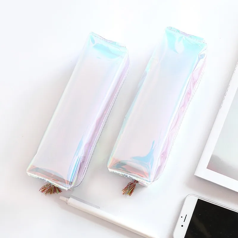 1 PC Creative Laser Transparent Reflective Leather School Pencil Case Kawaii PVC Pencil Bag Box Pouch Case For Pens Gift 04903
1 PC Creative Laser Transparent Reflective Leather School Pencil Case Kawaii PVC Pencil Bag Box Pouch Case For Pens Gift 04903