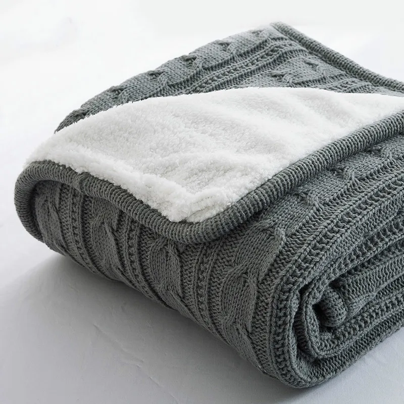 100% Cotton High quality Sheep velvet Blankets Winter warmth Knitted wool blanket Sofa/Bed cover quilt Knitted blanket10
100% Cotton High quality Sheep velvet Blankets Winter warmth Knitted wool blanket Sofa/Bed cover quilt Knitted blanket10