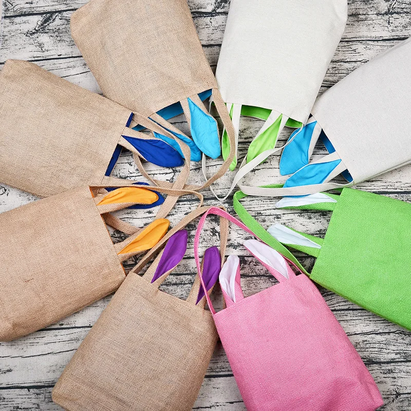 DIY Drawing New Easter Decoration Supplies Easter Gift Bag Jute Burlap Material Rabbit Ear Shape Bags For Child Gifts Packing
DIY Drawing New Easter Decoration Supplies Easter Gift Bag Jute Burlap Material Rabbit Ear Shape Bags For Child Gifts Packing