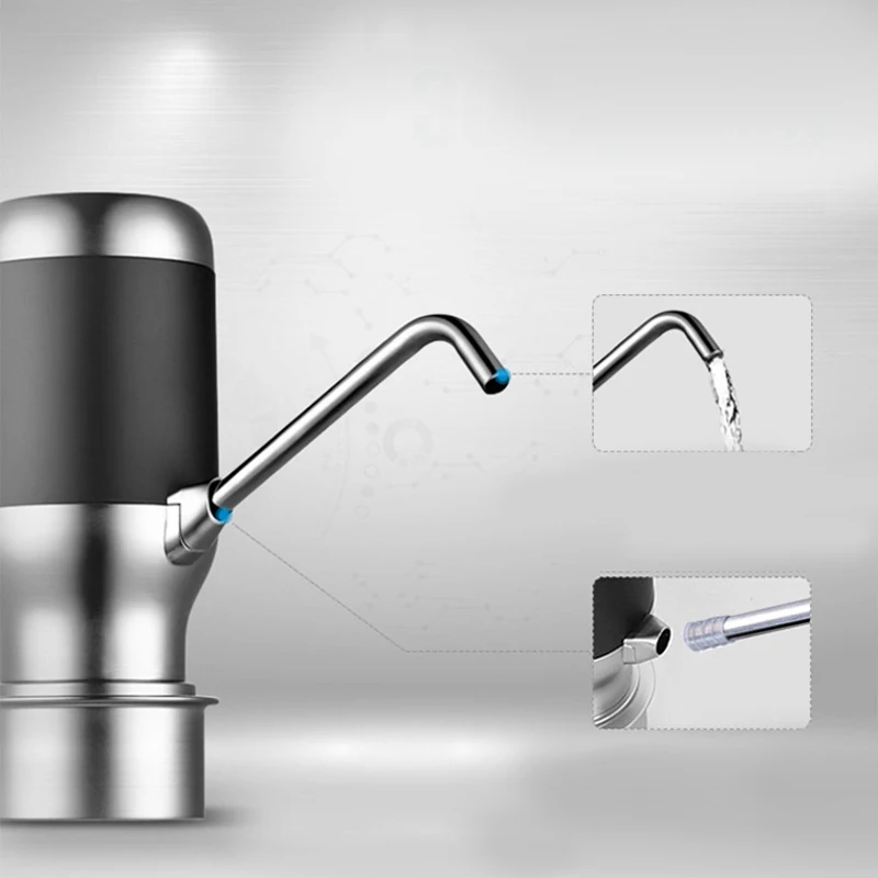 Электрический диспенсер для питьевой воды поворотный портативный насос дома и