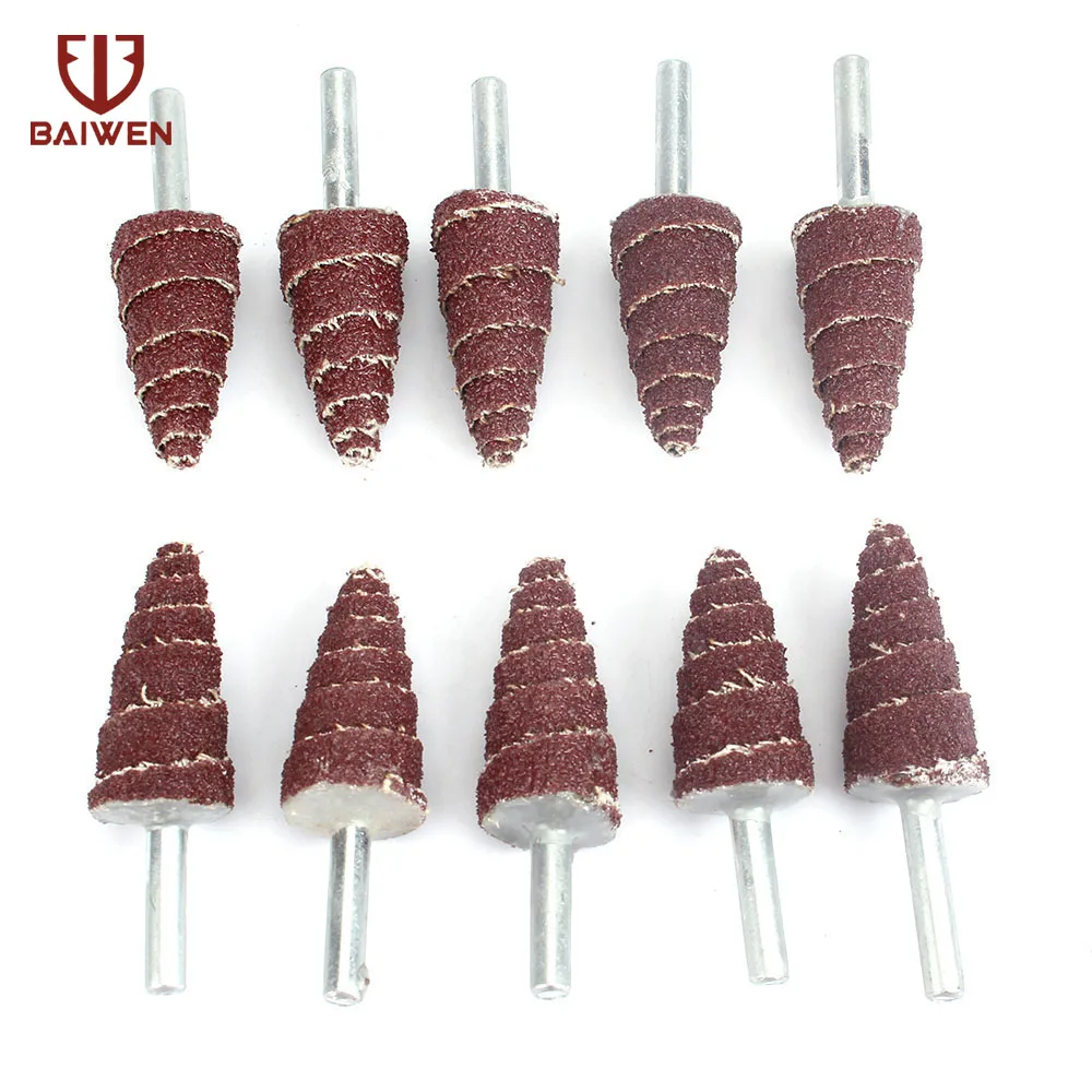 10/30/50 Pcs Mounted Point Sanding Flap Cone Abrasive Sandpaper Grinding Head 16/20mm 80-320 Grit
10/30/50 Pcs Mounted Point Sanding Flap Cone Abrasive Sandpaper Grinding Head 16/20mm 80-320 Grit