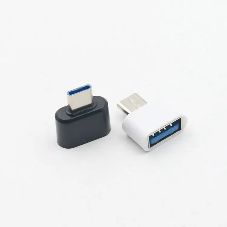 Переходник с USB Type C на OTG для ПК черный/белый цвет|Компьютерные кабели и разъемы| |