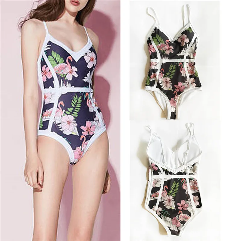 2019 Women Sexy Backless Swimwear Summer Sleeveless One-piece Low-cut Swimsuit Retro One-piece Bikini Monokini Swimming Costume
2019 Women Sexy Backless Swimwear Summer Sleeveless One-piece Low-cut Swimsuit Retro One-piece Bikini Monokini Swimming Costume