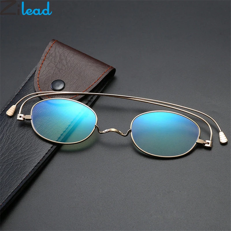 Zilead Portable Anti Blue Light Reading Glasses For Women&Men Metal Small Frame Presbyopic Eyeglasses With Case+1.0to+4.0
Zilead Portable Anti Blue Light Reading Glasses For Women&Men Metal Small Frame Presbyopic Eyeglasses With Case+1.0to+4.0
