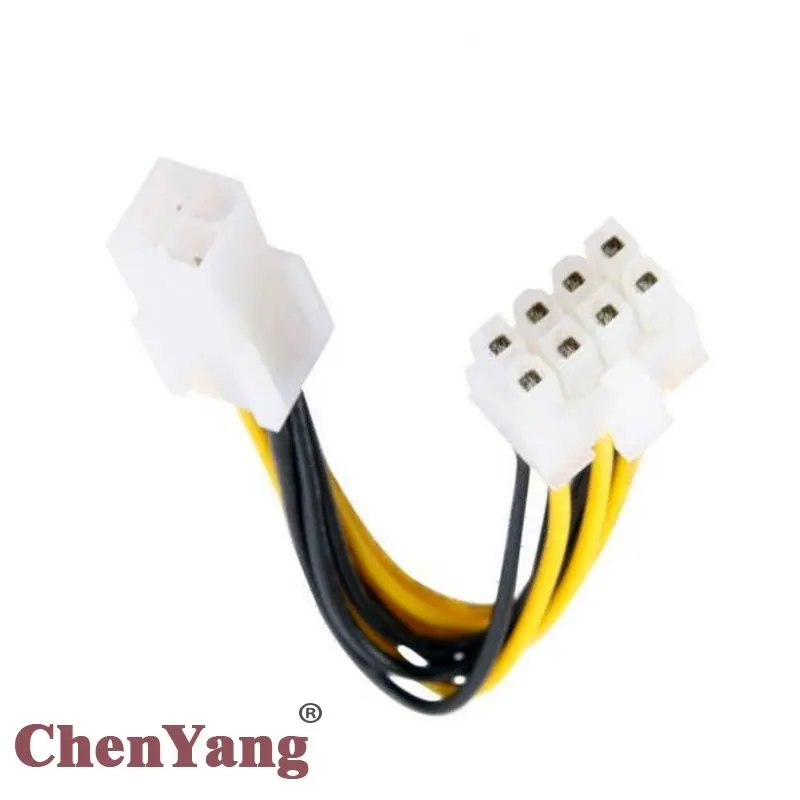 Chenyang 8Pin к 4Pin адаптер кабеля питания для ПК 4P 8P CPU P4 P8 удлинительные кабели