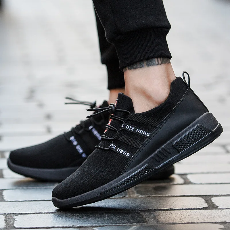 Black Running Shoes Men Outdoor New Men Sneakers Lace Up Low Top Jogging Shoes Man Athletic Footwear Breathable Male Shoes
Black Running Shoes Men Outdoor New Men Sneakers Lace Up Low Top Jogging Shoes Man Athletic Footwear Breathable Male Shoes