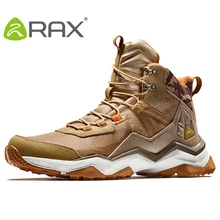 RAX Hiking Boots Men Waterproof Outdoor Sports Sneakers for Men Trekking Shoes Lightweight Breathable Multi-terrian Sports Shoes