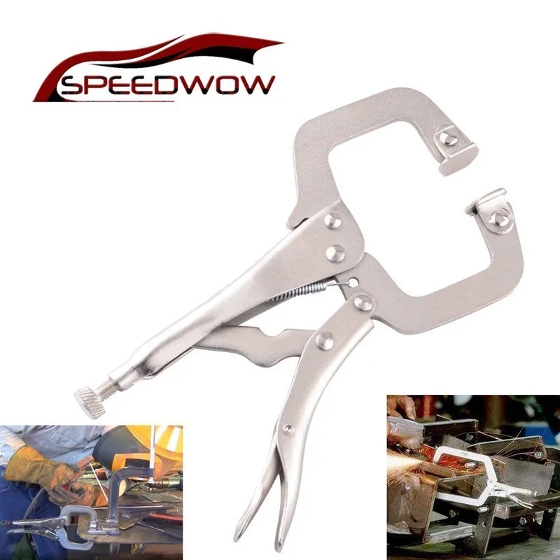 C Clamp Weld Clip Woodwork Tenon Locator Grip Vise Lock Jaw Swivel Pad Wood Fix Plier Pincer Tong Work Alloy Steel Hand Tool
C Clamp Weld Clip Woodwork Tenon Locator Grip Vise Lock Jaw Swivel Pad Wood Fix Plier Pincer Tong Work Alloy Steel Hand Tool